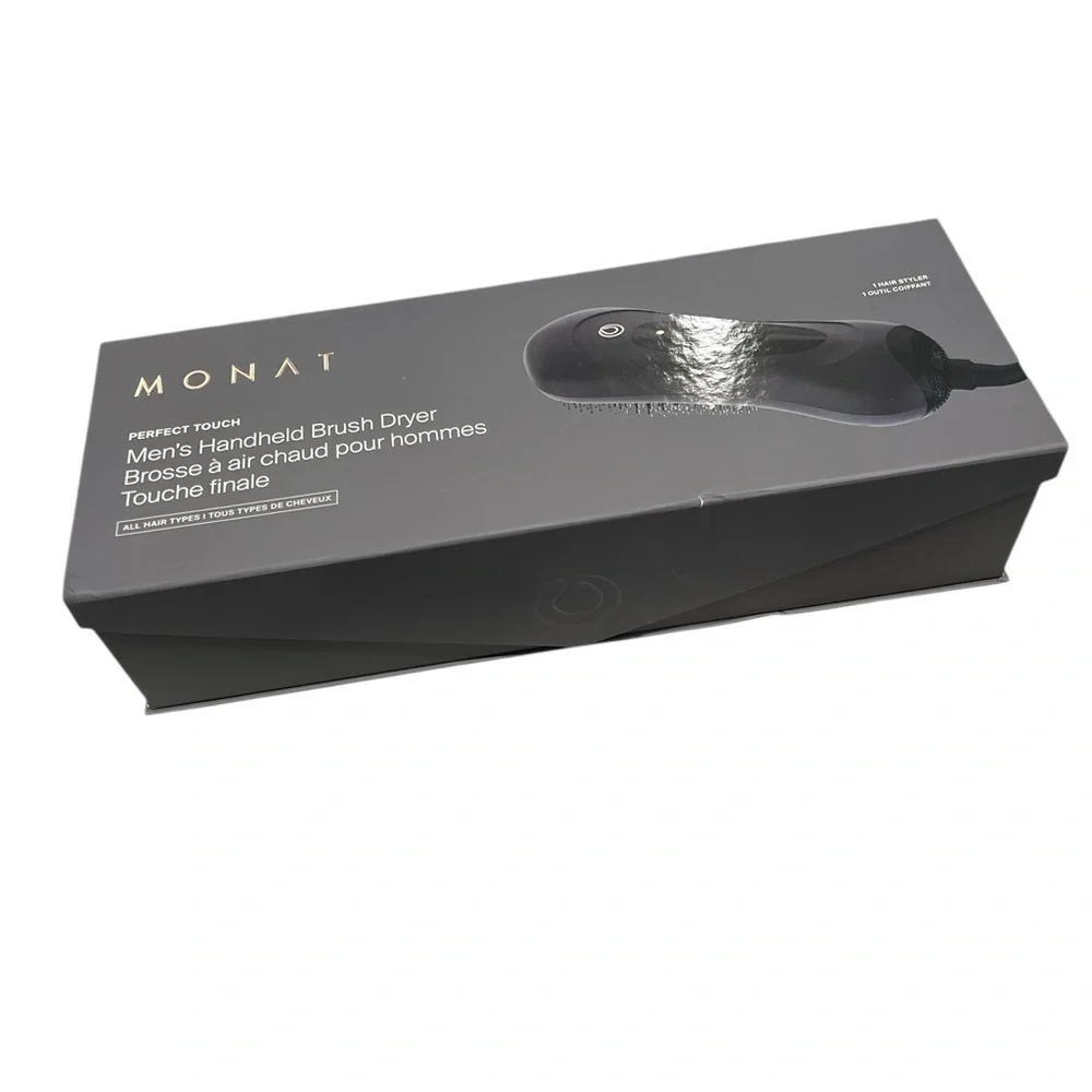 Monat Perfect Touch Men's Handheld Brush Dryer - Black